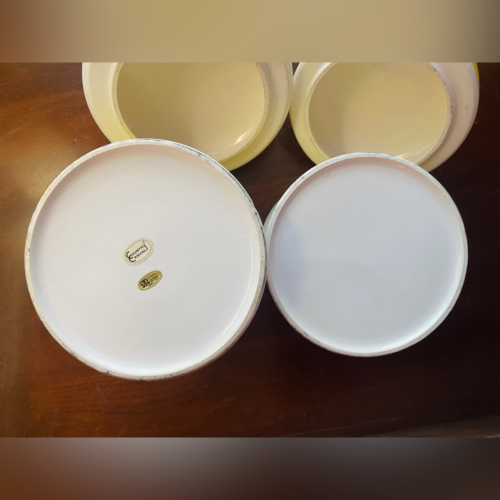 Vintage Seymour Mann Ceramic Mushroom Canisters | Set of 2 - Picture 8 of 8